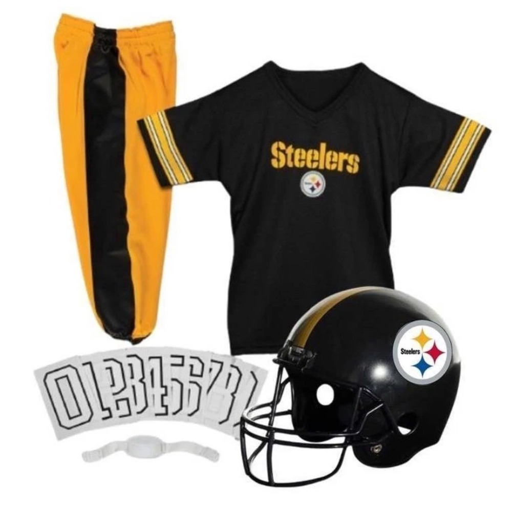 Franklin Sports Pittsburgh Steelers Youth Football Uniform Set‎ Large XLL908103
